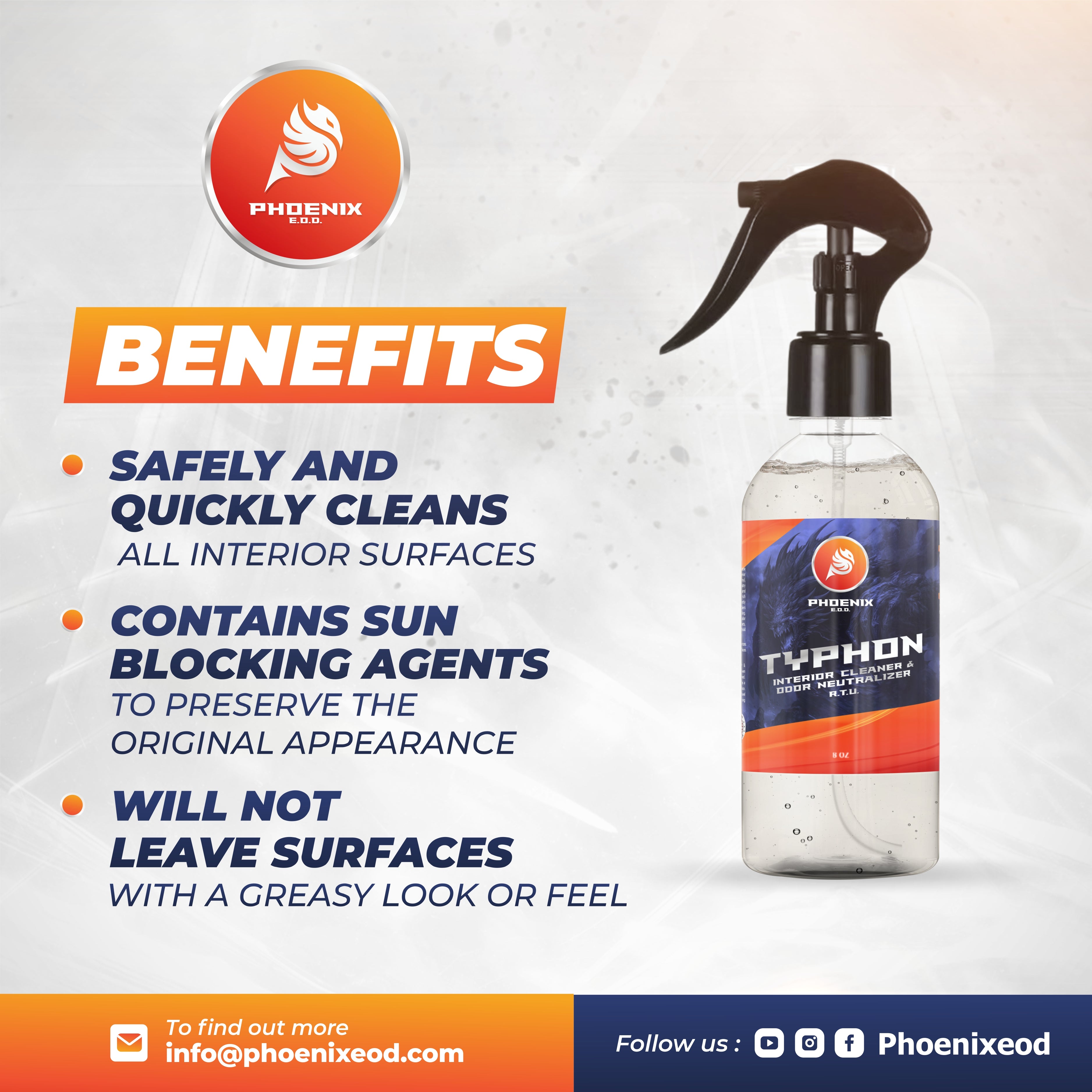 Typhon Interior Cleaner & Odor Neutralizer