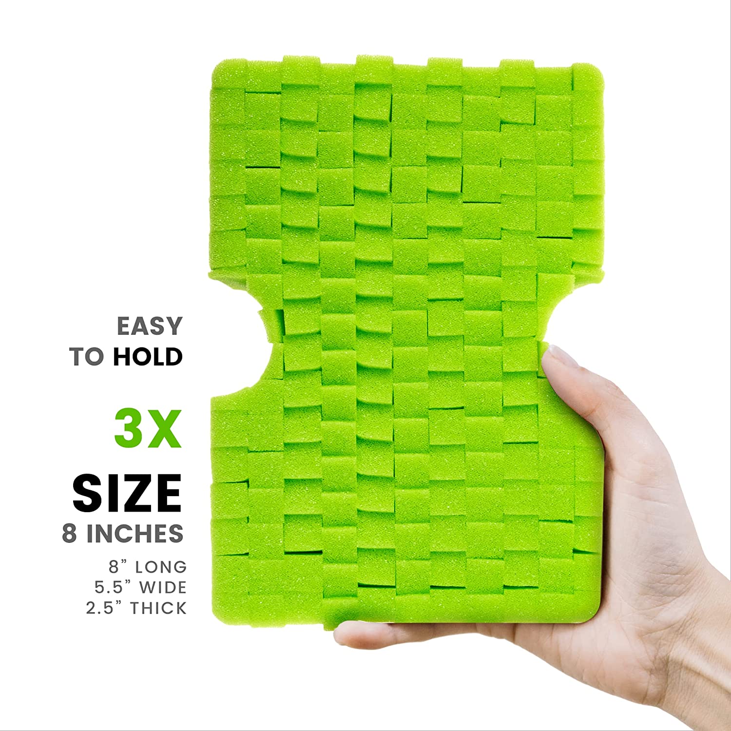Premium Foam Jumbo Sponge – Cross Cut