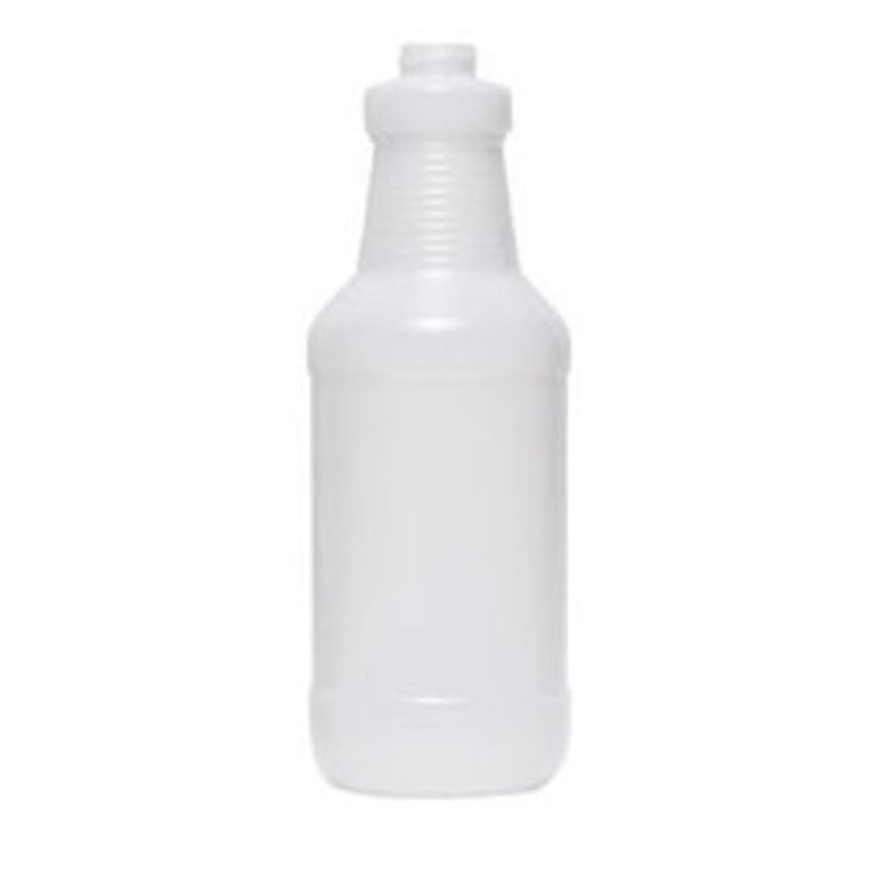 32 oz Natural HDPE Plastic Spray Bottles (Cap Not Included)