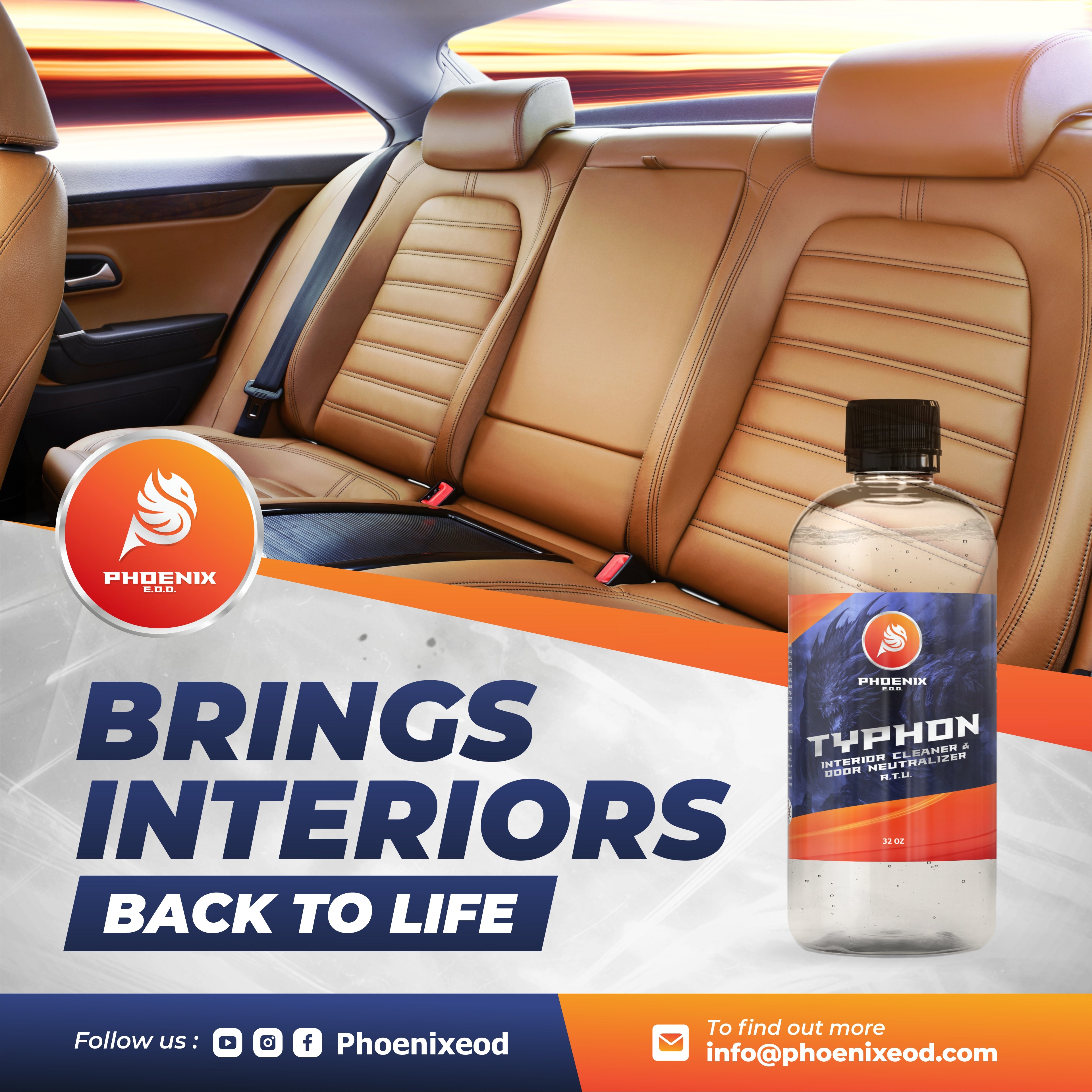 Typhon Interior Cleaner & Odor Neutralizer