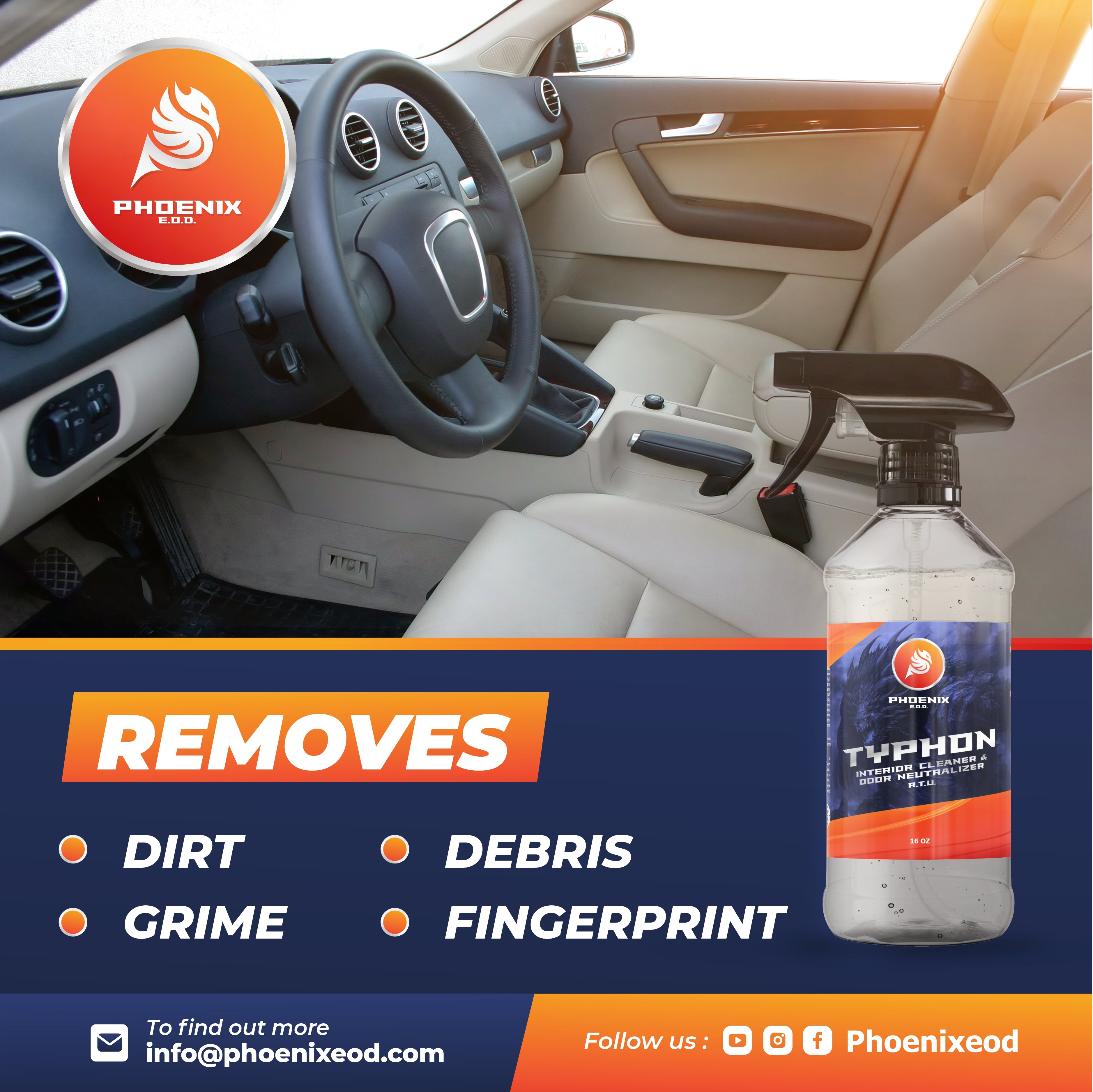 Typhon Interior Cleaner & Odor Neutralizer