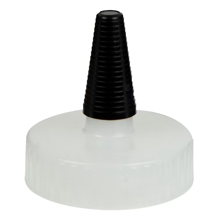 38/400 Natural Yorker Spout Cap with Long Black Tip
