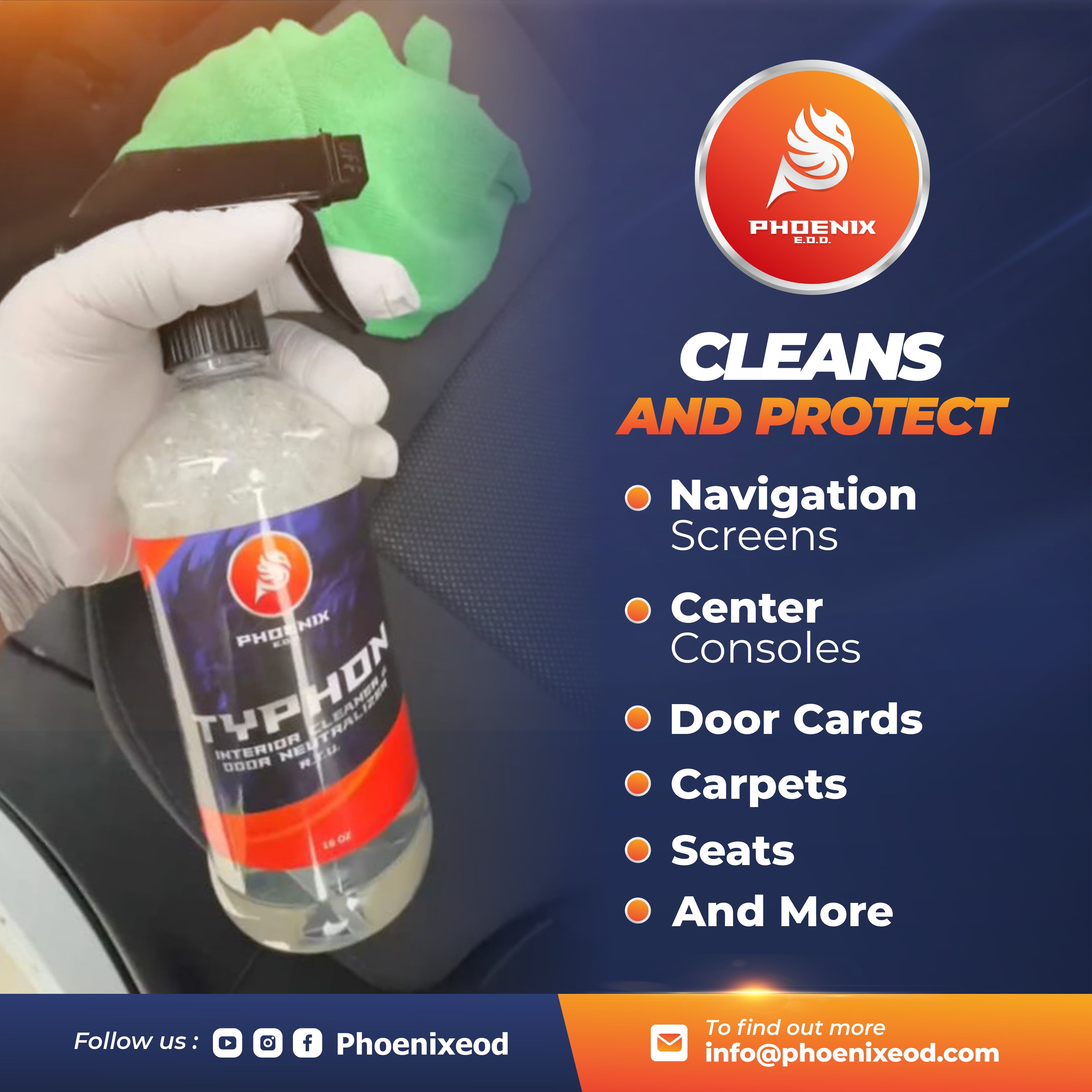 Typhon Interior Cleaner & Odor Neutralizer