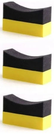 Crescent Moon Tire Dressing Applicator Sponge