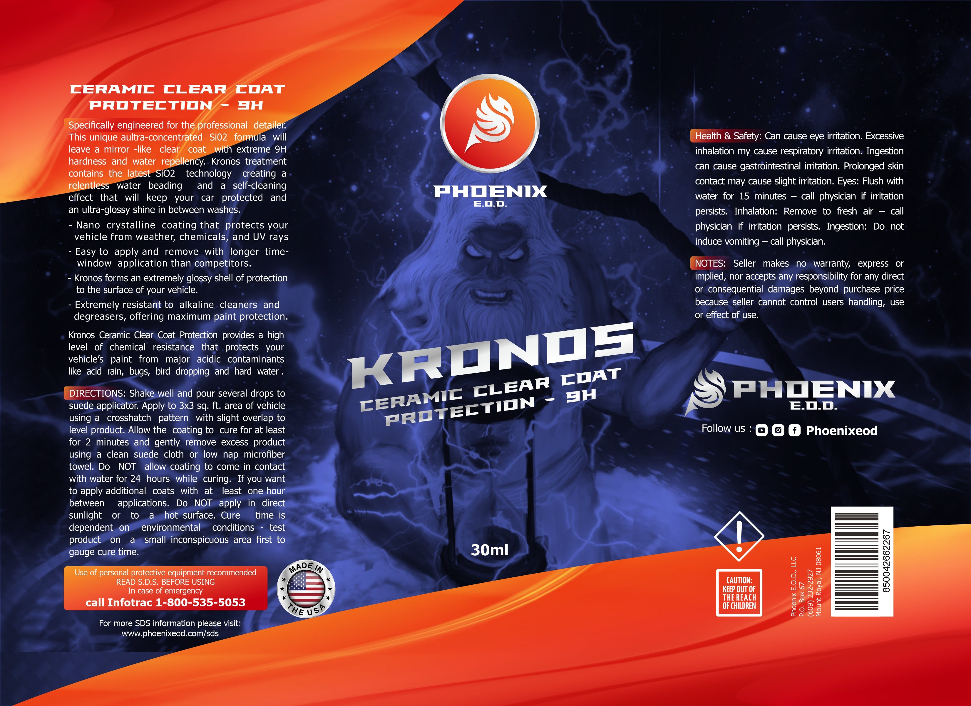 Kronos Ceramic Clear Coat Protection 2.0 – 9H+