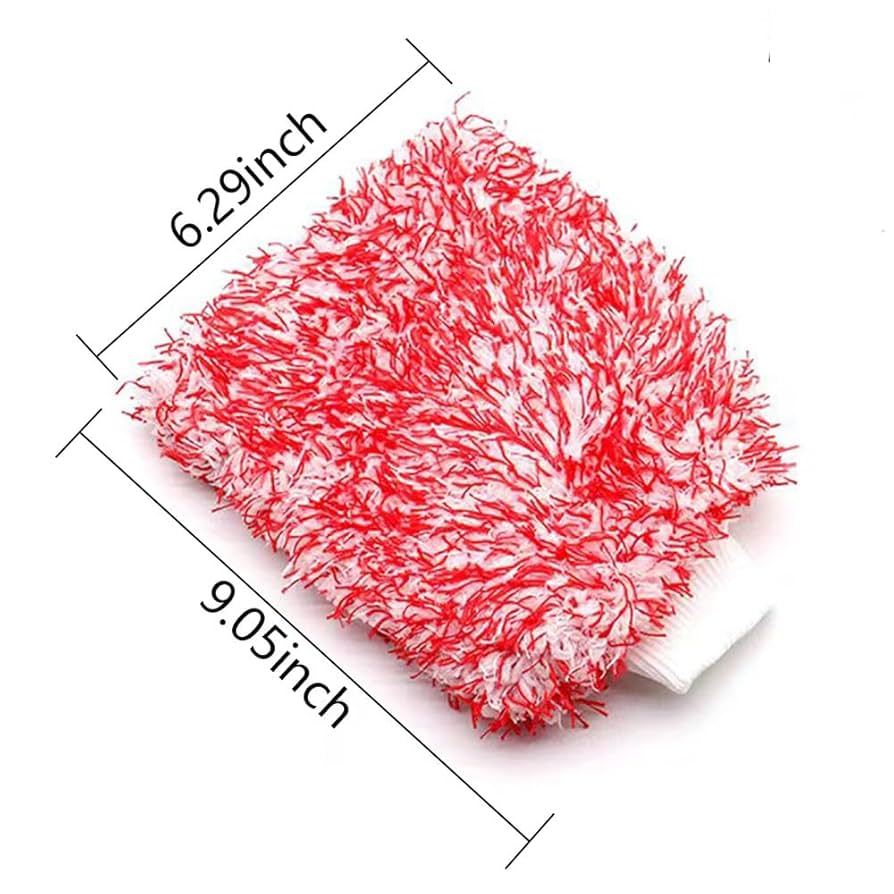 Phoenix E.O.D. “Inferno Red” Microfiber Wash Mitt